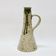 Pottery pitcher carafe glazed stoneware signed wh or hm