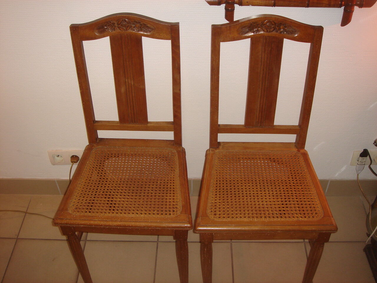 Pair of Art Nouveau chairs