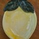 Ensemble de 2 petites coupelles Barbotine forme de citron