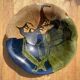 Ceramic dish signed Cerampuo