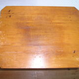 Sofa end table with 2 trays