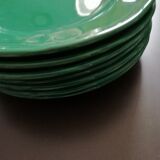 8 Assiettes à dessert faïencerie varages luberon