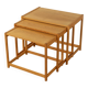 1960s nesting tables by Kurt Østervig for K.P. Møbler
