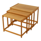 1960s nesting tables by Kurt Østervig for K.P. Møbler