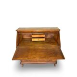 Antique Italian secrétaire in solid walnut, 1920s/1930s.