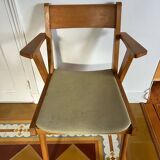 1970s chairs with compass legs