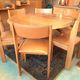 Table & chaises orme Gorgoni pour Roche & Bobois 1970s