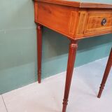 Classic english Taxus veneer wall table