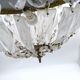 Art deco ceiling light or pendant lamp with tassels and brass. 22 rows.