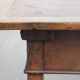 Antique Southern European Chestnut Coffee Table from the 18th Century