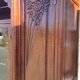 1925 solid curly mahogany office bookcase