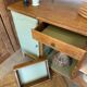 Buffet vintage bois et vert sauge