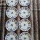 8 flat plates in Longchamp ironstone