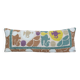 Vintage embroidered cushion cover 76x28 cm