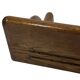 Vintage book shelf wall rack 1970s wood minimalist design