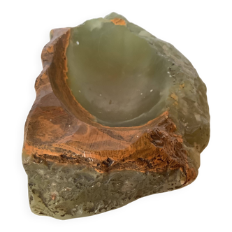 Green onyx ashtray tray