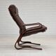 1970s, Norwegian design, Lounge chair model "Kengu" by Erde and Nordahl Solheim for Rybo Rykken