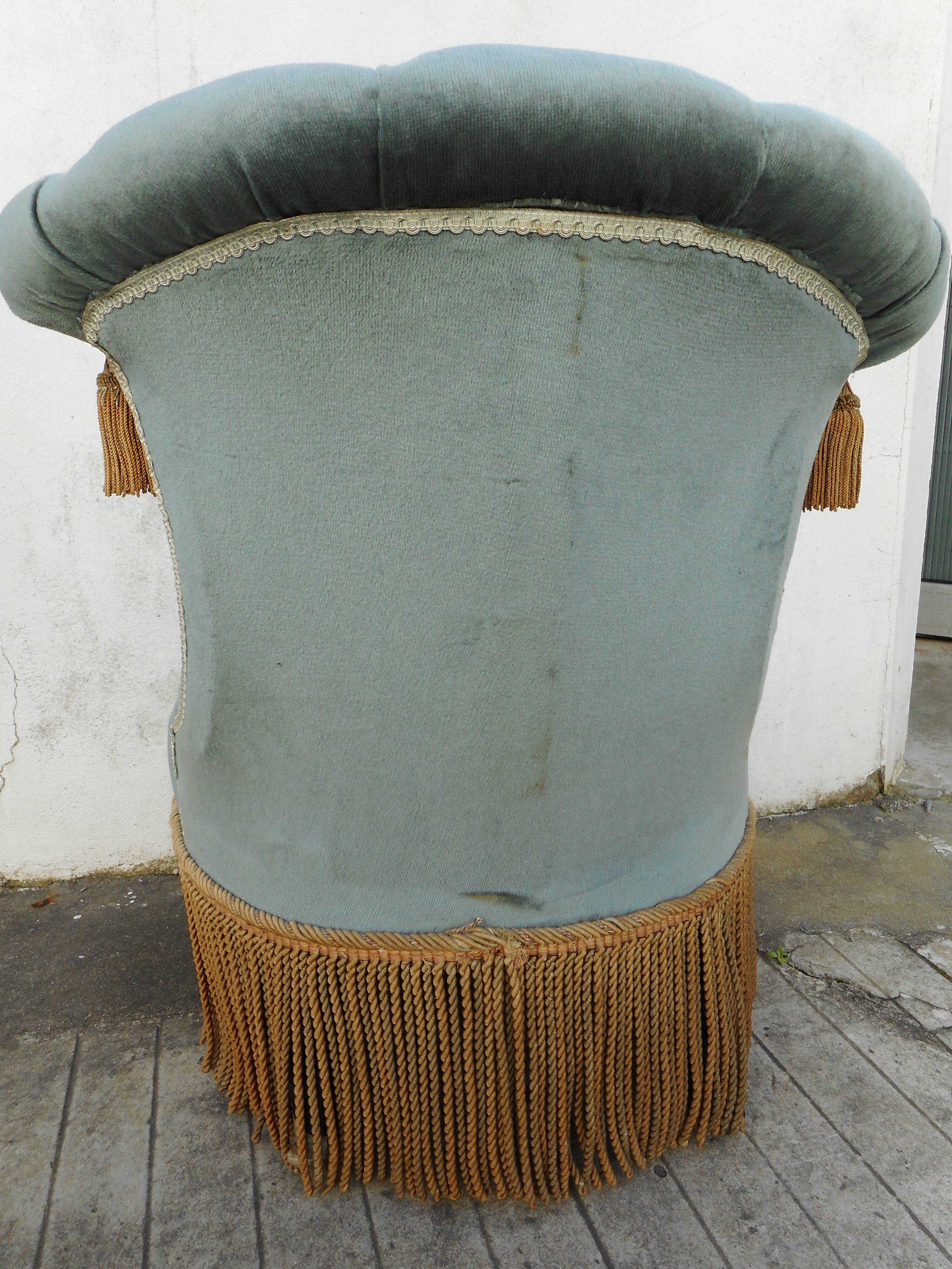 Chair upholstered Toad