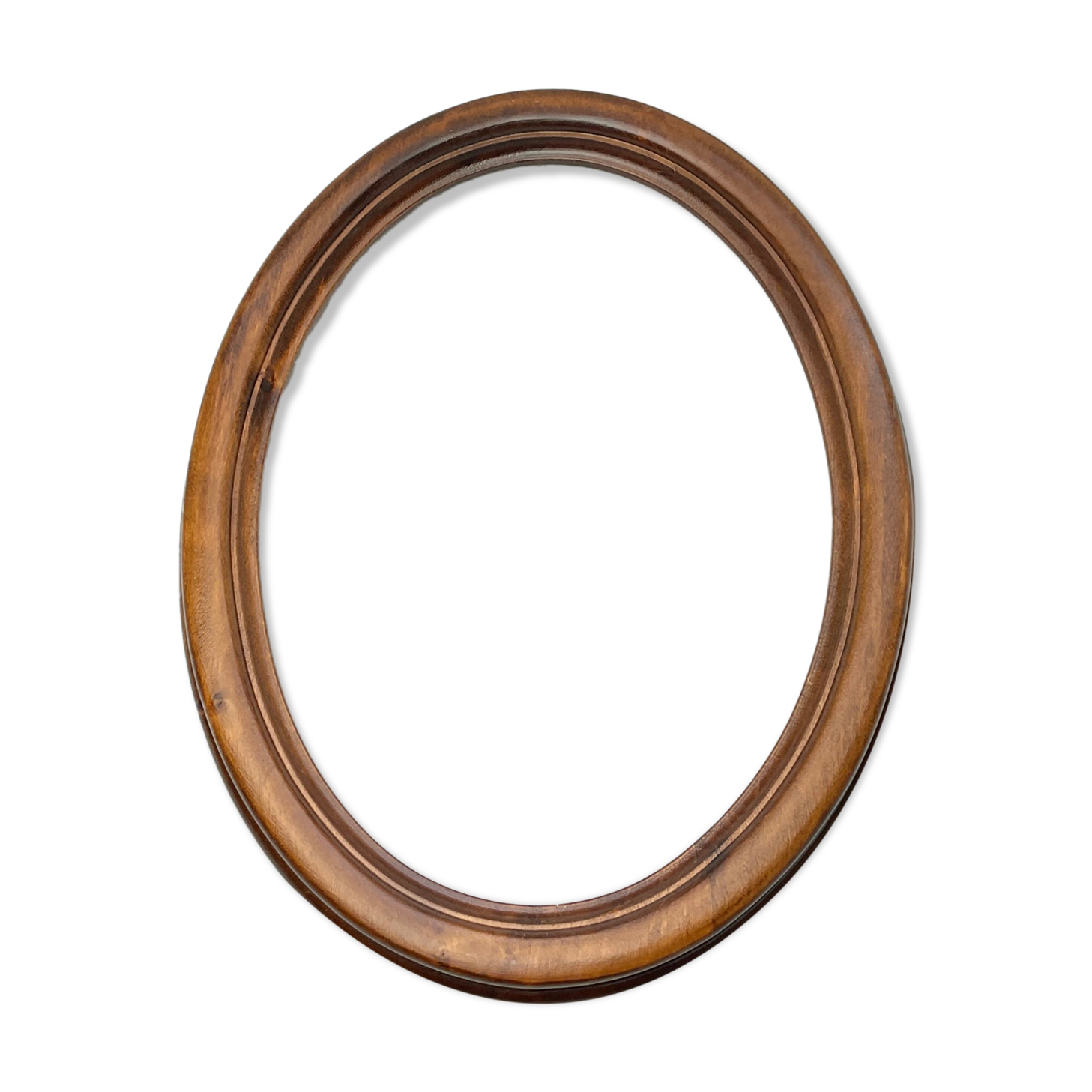 Oval wooden frame b+h