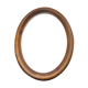 Oval wooden frame b+h