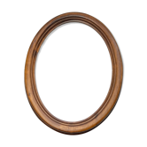 Oval wooden frame b+h