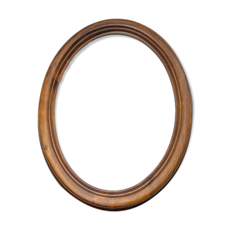 Oval wooden frame b+h