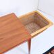 Mid-20th century Danish sewing table/side table in teak, Haslev Hansen