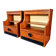 Paire de tables de chevet en palissandre, années 1960-70