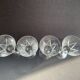 4 Cut Crystal Wine Glasses