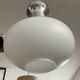 Suspension Stilux Milano en opaline des années 70