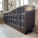 Brutalist sideboard attributed to De Coene 70s