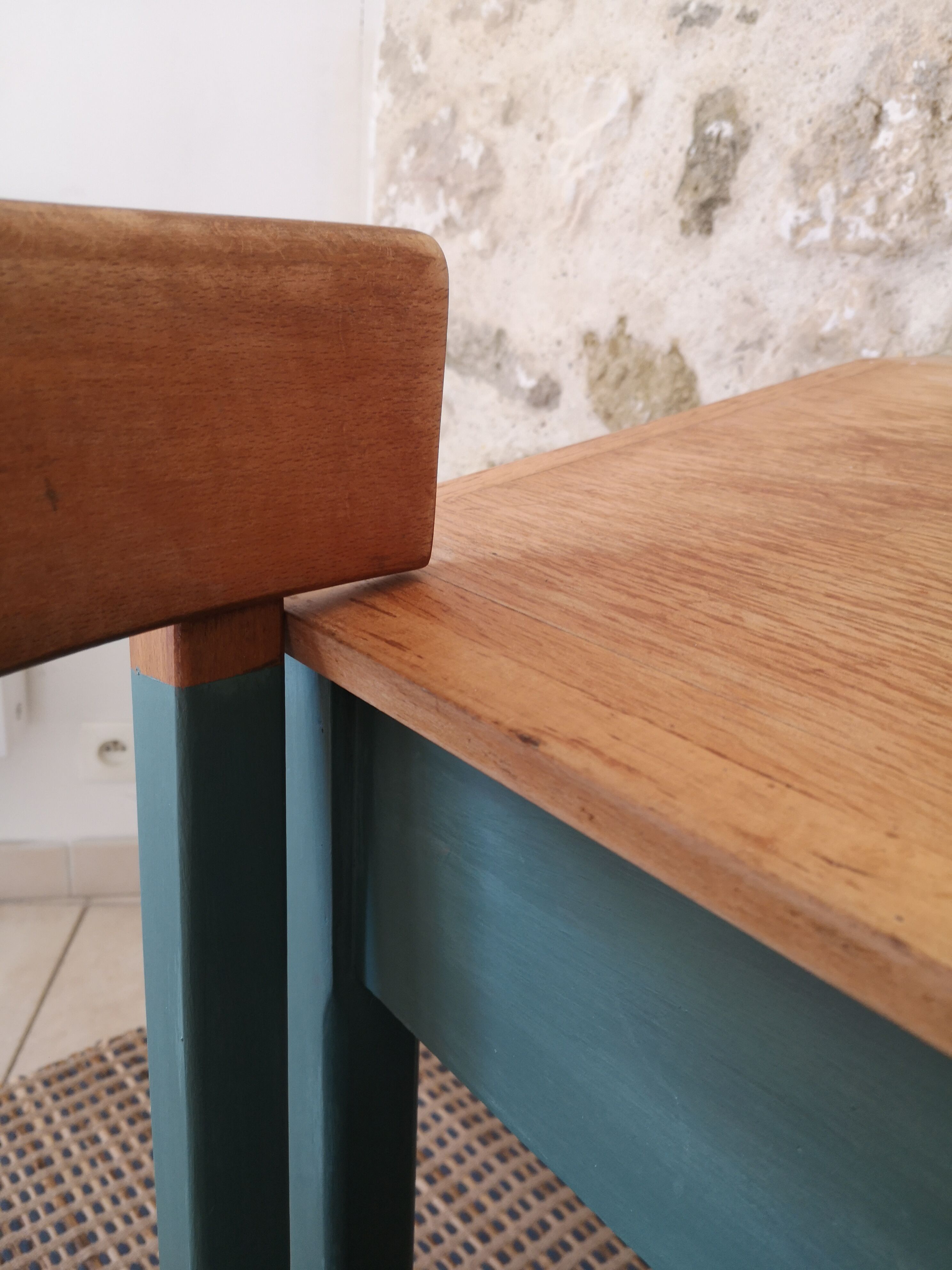Vintage school desk