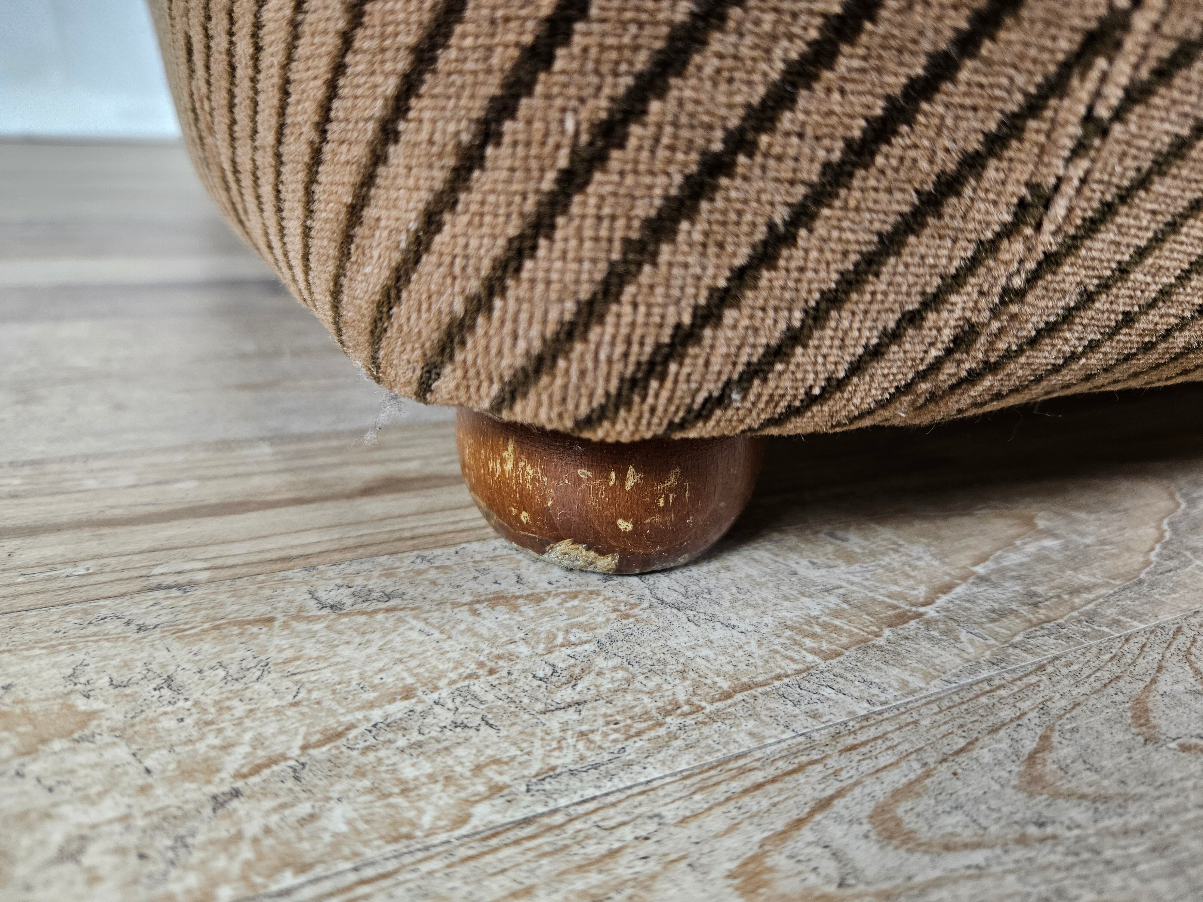 Five-seater corner modular sofa from 70s