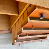 Scandinavian sideboard with 5 vintage drawers