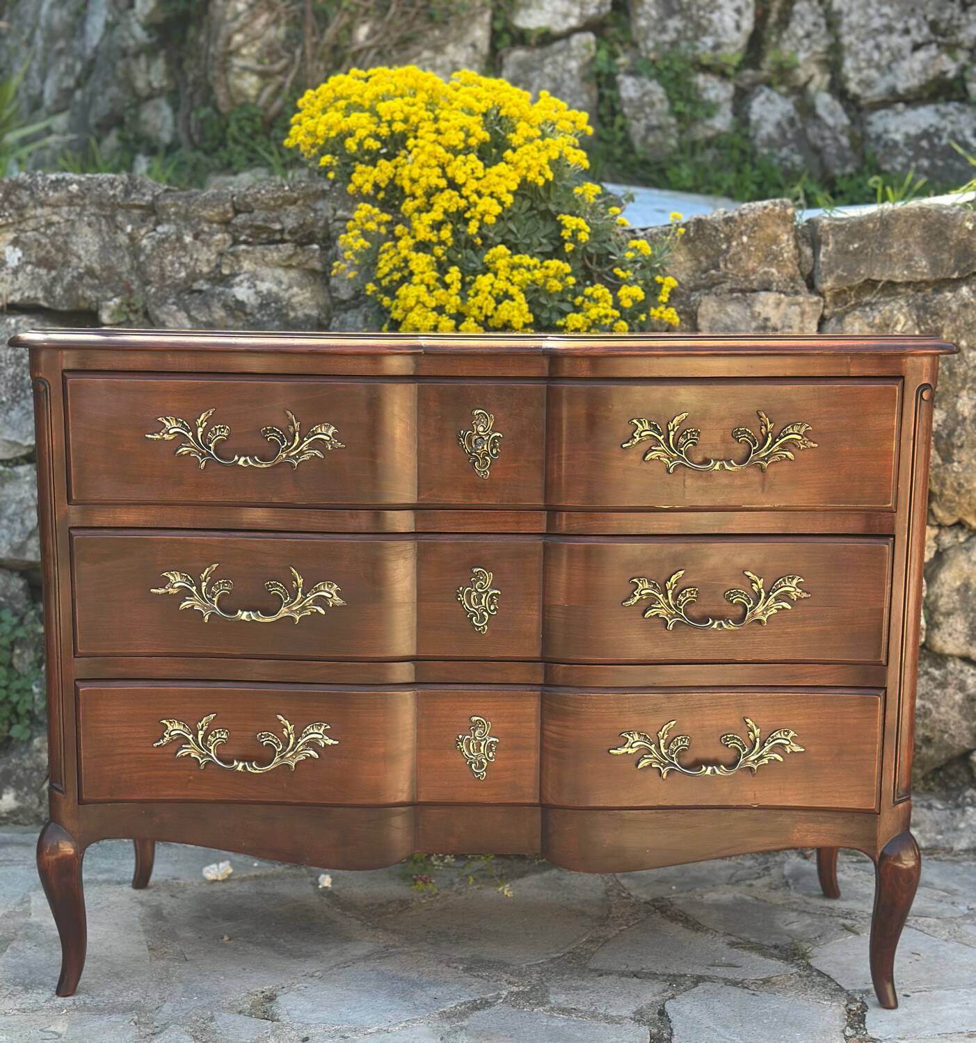 Commode en Acajou de style Louis XV Époque XX eme siècle