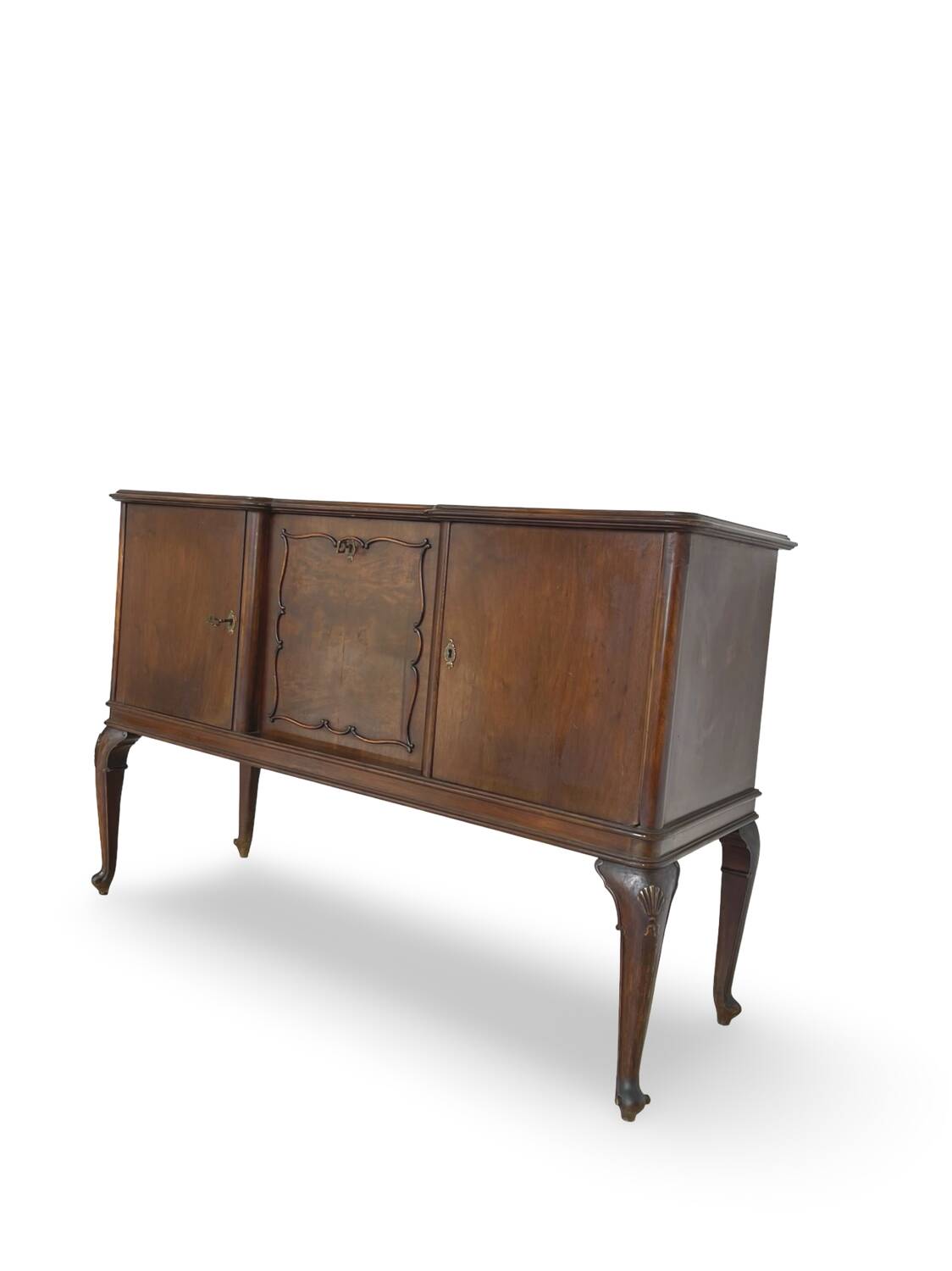 Élégant buffet italien fabriqué par Galleria G. Malafronte, Rome, années 1940