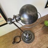 Jieldé lamp 1 arm 40cm industrial graphite Jean Louis Domecq 1950