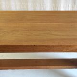 Solid oak coffee table - 1950s