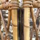 Vintage 4-sided rattan screen