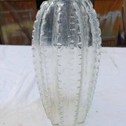 Vase année 60 en verre granité