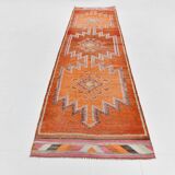 3x12 Rug For Hallway Vintage Runner Rug, 101x380Cm