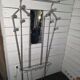 Aluminium coat rack from the 1950s.