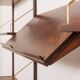 Hansen and Guldborg rosewood wall unit with a desk, Denmark 1960s