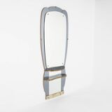 Italian Mid-Century Modern Full Length Mirror from Crystal Art, 1960s