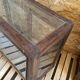 Vitrine en Teck