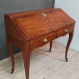 MOREAU-stamped mahogany scriban burreau