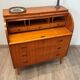 Rare Scandinavian curved secretary from Sweden.