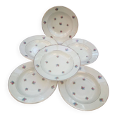 6 Savoie soup plates / Moulin des loups