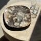 Very large pocket or dish in petrified wood