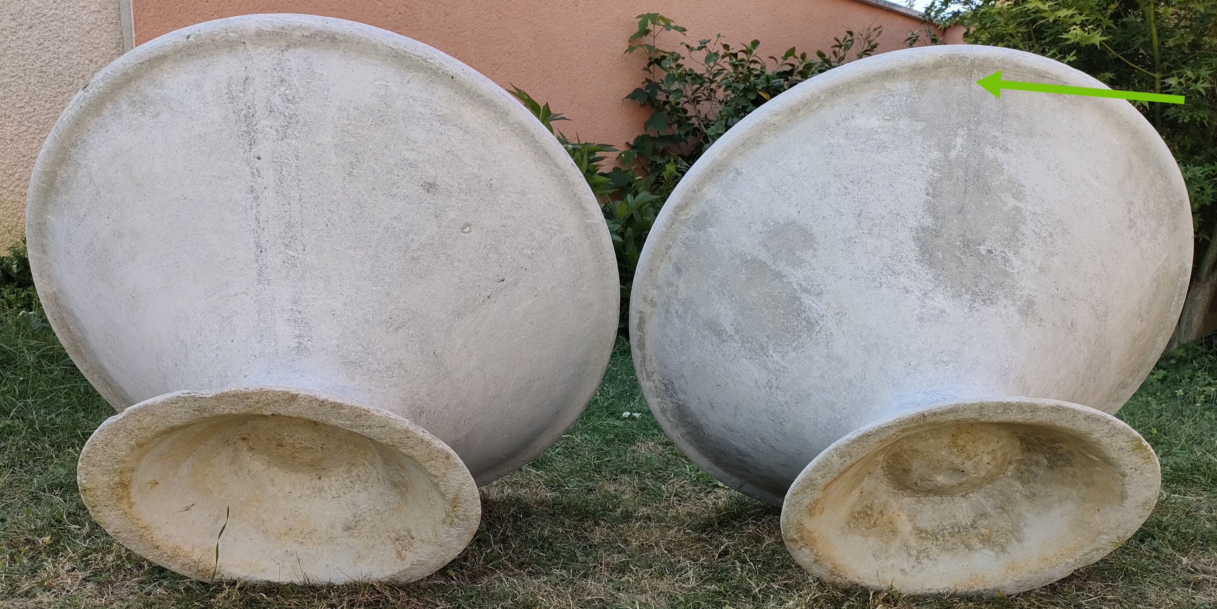 Fibre cement planter from the 1960s